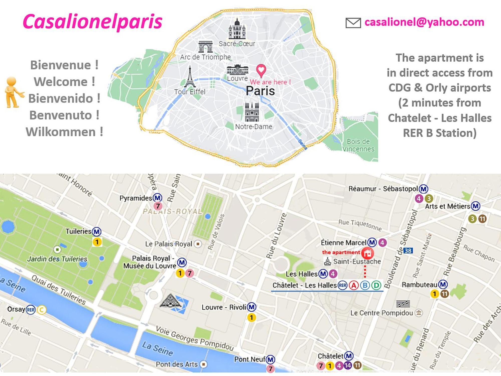 Casalionelparis : Your Home In The Heart Of París Exterior foto
